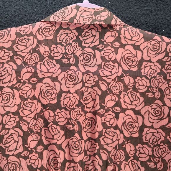 Apt 9 Womens Blouse Multi-Color Size Medium 100% Polyester Buttons - Picture 12 of 12